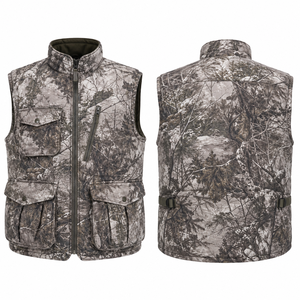 Chaleco de Caza de Camuflaje para Hombre MEGAMAPLE, de Tela Suave, Manga Larga, Transpirable, de Poliéster, Informal, para Uso en Exteriores de Verano, con Estampado Digital - Product Image 1