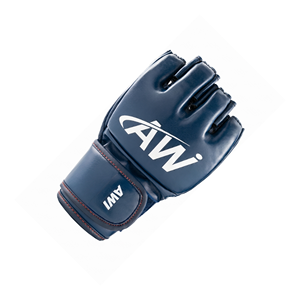 Gants de MMA en cuir AW, demi-doigts, fermeture Velcro, unisexe, équipement d'entraînement d'arts martiaux - Product Image 2