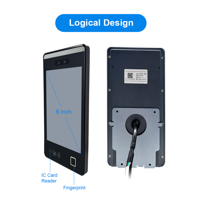 Scanmax F6 PLUS 8 Inch Multi Audio Language Ai Automatic Body Facial Measurement Recognition Attendance System IP Camera