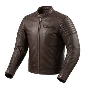 Chaqueta marrón desgastada para hombre, chaquetas para hombre, chaqueta de cuero para motocicleta, estilo vintage, Cafe Racer, abrigo de motociclista, calidad premium - Product Image 6