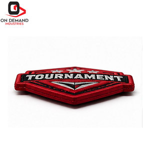 Badges de tournoi décoratifs exclusifs en tissu, conception de couture de précision, matériau doux, vente en gros, approvisionnement direct usine - Product Image 4