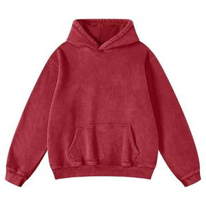 Sweat-shirt à capuche noir pour femme, coupe classique, en coton tricoté, couleur unie, pour l'automne, avec poches, style respirant - Product Image 2