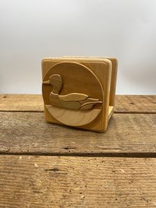 Luxury Wooden Napkin <b>Holder</b> For <b>Kitchen</b> Dining Table <b>Tissue</b> Storage Box Elegant Durable Handcrafted Design - Product Image 2