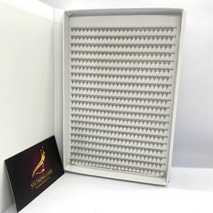 Natural Look Synthetic Hair Handmade 8D Premade Volume Lash Extensions Loose Promade <b>Fans</b> Pointy Base XL Tray - Product Image 1