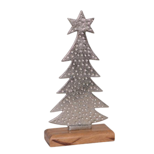 Handmade Aluminum Metal Reindeer Sculpture Mango Wood <b>Base</b> <b>Christmas</b> <b>Tree</b> Table Centerpiece Wholesale Holiday Decor Low Price - Product Image 6