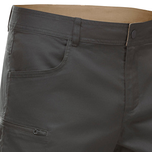 Shorts Bermuda Homme Gris Foncé en Tissu Oxford Écologique Spandex/Polyester, Taille Mi-Haute, Braguette Boutonnée, Séchage Rapide, Longueur Genou - Product Image 6