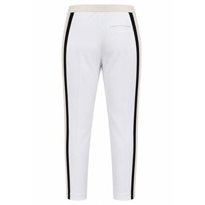 Women's White and Black Strip Golf Pants Performance <b>Athletic</b> Trousers Modern Sportswear for Golf Practice Outdoor Activities - Product Image 2