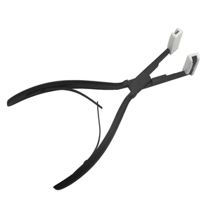 Pince à extensions capillaires en acier inoxydable allemand pour la pose et le retrait, vente en gros à bas prix - Product Image 6