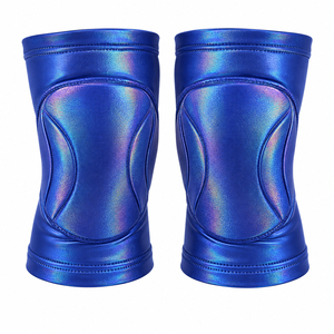 High Quality Breathable Comfortable Quick Dry <b>Pole</b> <b>Dance</b> Knee Pads Sleek Black Grip 100% Polyester Women's Protection Pylon - Product Image 4