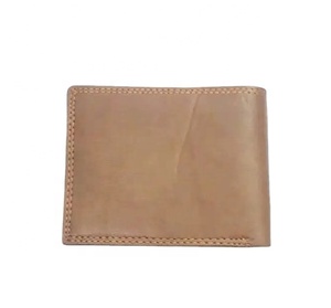 Customized Best Quality Top Selling 100% Genuine Cow Bi-fold Leather <b>Wallet</b> <b>for</b> <b>Men</b> at Factory Price - Product Image 1