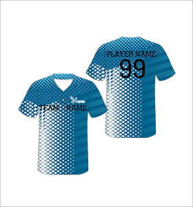เสื้อเบสบอลแบบซับลิเมชั่นสั่งทำพิเศษ คอวี แขนสั้น ระบายอากาศได้ดี ชุดทีม สำหรับทุกฤดูกาล ผู้ใหญ่ ใส่ได้ทั้งชายและหญิง - Product Image 1