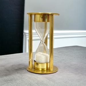 Sablier miniature de luxe en laiton antique - Product Image 5