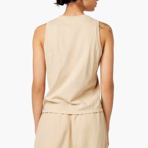 Wholesale New Summer Women 2 Piece Sets Tracksuit Sexy Solid Color Sleeveless Lady Swear Suit - Product Image 6