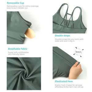Soutien-gorge de sport pour femme, service OEM, prix bas, best-seller, séchage rapide, pour adultes, design unique, haute visibilité, meilleurs soutiens-gorge pour femmes - Product Image 6