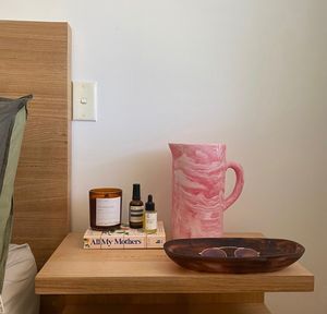 Marbled Resin BPA Free Handmade Modern Luxury Design Eco-Friendly 1L Water Jug Pitcher Custom Color <b>Drink</b> <b>Dispenser</b> for Home - Product Image 3