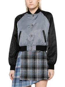 Chaqueta Corta de Satén para Mujer, a la Moda, de Secado Rápido, 100% Seda con Forro de Poliéster, Cuello Alto, Tela Suave, OEM, Precio al por Mayor - Product Image 3