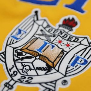 เสื้อฮู้ดสีเหลือง Sigma Gamma Rho ลายตัวอักษรกรีก สไตล์ลำลอง แขนยาว ใส่สบาย แฟชั่นแนวสตรีท - Product Image 5