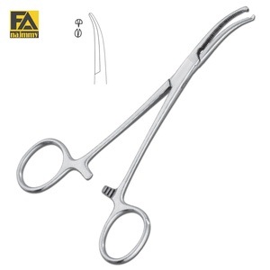 Pince hémostatique Dandy à dents de rat 1x2, courbée latéralement, instrument chirurgical manuel certifié CE Classe I - Product Image 3