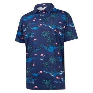 Polos casuales para hombre, personalizables, de tela de alto rendimiento, para golf, para uso minorista y de marca. - Product Image 1