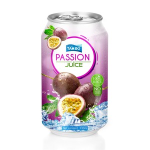 Boisson Tropi Juice 330 ml, eau aromatisée à la pastèque, multi-fruits, 100 % purée, fraîchement pressée, faible teneur en matières grasses, réfrigérée, canette en aluminium, 5 Brix, 24 mois - Product Image 4
