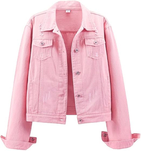 Chaqueta Vaquera de Moda para Hombre, Corte Ajustado, Casual, para Adolescentes y Jóvenes, Chaquetas y Abrigos Vaqueros, Chaqueta Vaquera para Hombre - Product Image 4