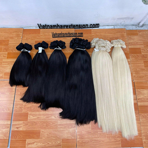 ผมต่อแบบเวียดนามแท้ชนิด Remy พร้อมเส้นผมแบบ Weft ขนาด 8"-32" น้ำหนัก 100 กรัม ผมบริสุทธิ์ 100% - Product Image 1