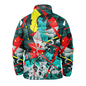 Chaqueta de Invierno Acolchada con Diseño Sólido y Sublimado, Chaqueta de Invierno Personalizada con Relleno de Poliéster Transpirable - Product Image 3