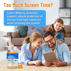 Gomitas <span class=keywords><strong>de</strong></span> Arándano con Luteína, Astaxantina, <span class=keywords><strong>Vitamina</strong></span> <span class=keywords><strong>C</strong></span> y E, Suplemento Dietético para el Bienestar Diario, Fórmula OEM - Product Image 6