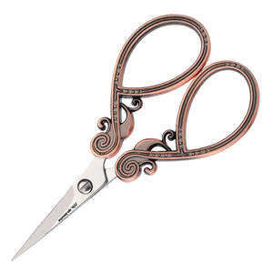 Herramientas de costura para manualidades y bricolaje, uso de peluquería y confección, tijeras de bordado Vintage de alta calidad de 4,4 pulgadas, tijeras pequeñas de acero - Product Image 3