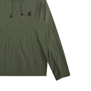 <b>Smart</b> Appeal Winter Lightweight Windbreaker Hooded <b>Jacket</b> Quick Dry Breathable Custom Made Sports Front Logo - Product Image 4