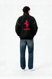 Combinaison de course F1 Ferrier A169 brodée à manches longues décontractée pour cyclistes et motocyclistes pour la course automobile et moto - Product Image 5