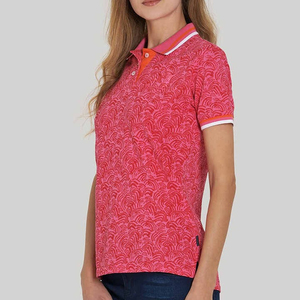 REBA SPORTS IMPEX Camiseta de Manga Corta para Mujer, Color Morado, Tejido de Punto, Transpirable, Poliéster, Secado Rápido, Ropa Casual - Product Image 2
