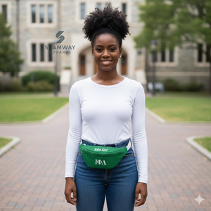 Riñonera Iota Phi Lambda Sorority para mujer, bandolera de Cordura, riñonera para exteriores, cangurera utilitaria, riñonera informal - Product Image 4