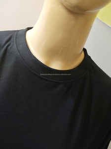 100% algodón para mujer, camisetas de gran tamaño con hombros caídos, prendas de vestir exteriores de secado rápido con cuello redondo, aspecto informal Sexy para entrenamiento en el gimnasio, logotipo personalizado - Product Image 2