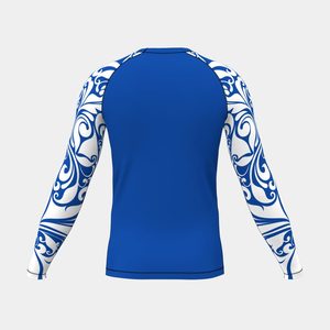 Custom Eco-Friendly Unisex Long Sleeve MMA BJJ Rash Guard Active Wear | Professional <b>Compression</b> Sportswear Spandex/Polyester - Product Image 2