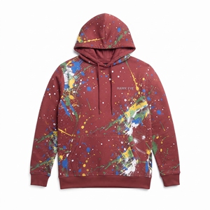 Men's Sublimation Printed Sports Hoodie Breathable Polyester Cotton Pullover <b>Sweatshirt</b> with Pockets for <b>Gym</b> Fitness Outdoor - Product Image 3