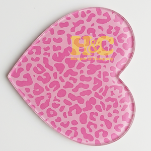 Top Deals Heart Design Acrylic Lash Tile Lashes Holder Eco-Friendly Durable Customized Logo Solid Tray Eyelash Plate Lash tiles - Product Image 1