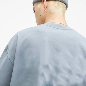 T-shirts en jersey pour homme, coupe ajustée, col rond, manches courtes, motif uni, respirant, séchage rapide, écologique, 100% coton, décontracté, haute qualité - Product Image 5