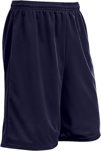 Shorts de sport en maille de couleur unie personnalisés, respirants, à séchage rapide, pour hommes, pour la salle de sport, l'entraînement et les tenues décontractées - Product Image 3