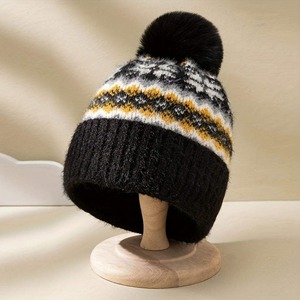 Ribbed Beanie Hat Soft Knit <b>Winter</b> <b>Cap</b> Stretch Warm Casual Outdoor Travel Streetwear Cold Weather Fashion Headwear - Product Image 2