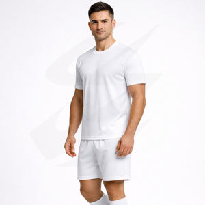 Maillot de football en gros directement de l'usine, 100 % polyester, séchage rapide, maille respirante, tenue de sport personnalisée pour équipe - Product Image 5