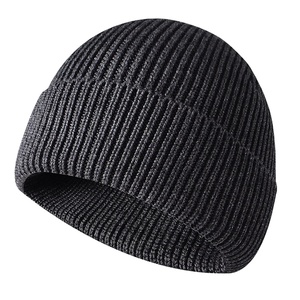 2025 Bonnets multicolores broderie de logo personnalisé bonnet en tricot d'hiver - Product Image 1
