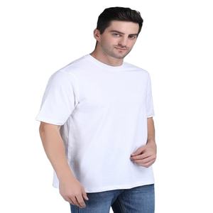 Camiseta de cuello redondo para hombre Streetwear Venta al por mayor 100% algodón en diferentes métodos de impresión y material en stock para la venta - Product Image 3