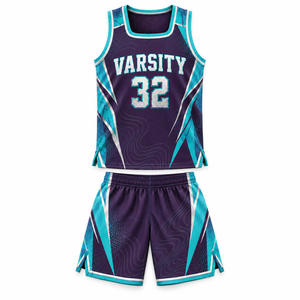 Conjunto de Uniforme de Baloncesto Personalizado, Jersey y Pantalones Cortos Sublimados, Cuello Cuadrado, Ropa Deportiva para Equipos - Product Image 5