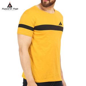 เสื้อยืดสตรีทแวร์คุณภาพพรีเมียมสำหรับผู้ชาย ทรงหลวม พิมพ์ลาย ผ้าฝ้าย 100% สีตัดกัน วัสดุที่ดีที่สุด เสื้อยืดผู้ชาย ขายส่ง - Product Image 2