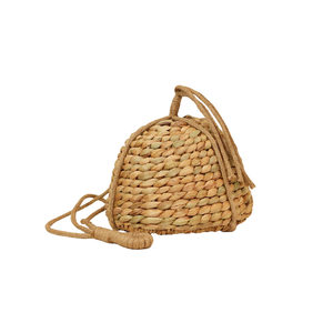 Eco-Friendly Tri-Material Water Hyacinth Seagrass & Jute Hanging Planter Basket Bowl Shaped Flower <b>Pot</b> <b>Holder</b> Wholesale - Product Image 2