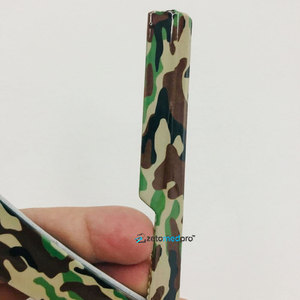 Navaja de Afeitar Profesional de Acero Inoxidable con Recubrimiento de Papel Camuflado, Logotipo Personalizado, Cuchilla Reemplazable, Estilo Turco - Product Image 3