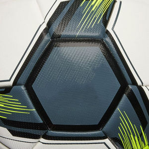 Ballon de football laminé taille 3, blanc, noir, vert citron, pour l'entraînement, de qualité supérieure, dernier style, vente chaude, prix de gros - Product Image 4