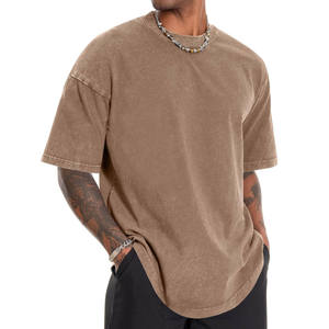 T-shirt graphique délavé à l'acide, dernier design, pour homme, coupe ample, vintage, 100% coton, été, unisexe. - Product Image 5