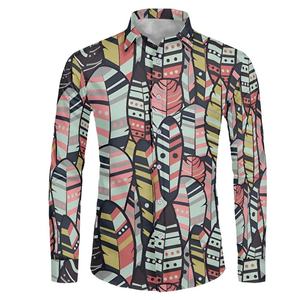 Chemise à manches longues boutonnée pour homme, vente en gros 2026 |   Mode estivale décontractée - Product Image 1